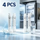 4 Pack     Frigidaire Eptwfu01 Pure Source Ultra Ii Refrigerator Water Filter