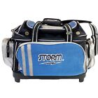 Storm Thunder 2 Ball Carrying Tote Case Bag W  Shoe Pocket Black Blue Silver