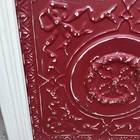 Vintage Reclaimed Tin Metal Ceiling Tile Ornate Design Victorian 32    Framed