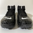 Nike Mens 13 5 Force Savage Pro 2 Shark Football Cleats Black white Bv5448-001