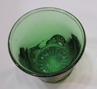 Antique 1909 North Dakota State Fair Grand Forks Northwood Emerald Green Glass