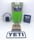 Yeti Rambler 20 Oz Tumbler   W magslider Lid Canopy Green 100  Authentic Yeti