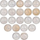 United Arab Emirates  Coins Set  21 Coins  Aunc-unc  1998-2008