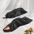 Ersmak 6 Pack Shoe Bags For Travel - Satin Bag With 17 7 X 7 9 In  Black