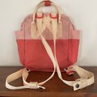Fjallraven Kanken Unisex Small Backpack Poppy Fields Pink Salmon Canvas  read 