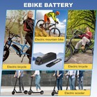 Ebike Battery 48v 10ah 15ah 20ah For 0-1500w Motor Li-ion Electric Bicycle