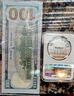 2025  100 Banknote Donald J  Trump W  1 Oz Silver Round Coin Set