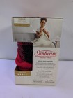 Sunbeam Microplush Foot Pocket Electric Heated Throw Blanket With 3-heat Setting
