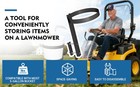 5gallon Bucket Holder  Black Heavy   duty Steel  Rack For Turn Lawn Mowers