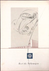 1952 Volkswagen Beetle Brochure Hansen Macphee Engineering Bedford Ma