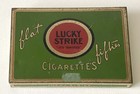 Vtg Lucky Strike It s Toasted Flat Fifties Cigarette Advertising Tobacco Tin 