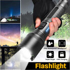1000000lm Super Bright Xhp60 Led Zoom Flashlight Tactical Torch Usb Rechargeable