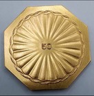  1950  Octagonal Facsimile Gold Slug Of The Ca Gold Rush