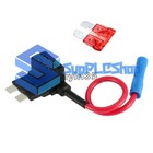 12v Car Add-a-circuit Fuse Tap Adapter Standard Atm Apm Auto Blade Fuse Holder U