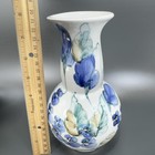 Vintage Hand Made Studio Art Pottery Vase Vessel Bottle Artist Signed Ez Vase