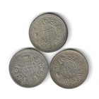 British India  3 One Rupee  Coins