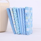 7pcs Flower Printed Cotton Fabric Bundle Quilting Patchwork Sewing Craft Diy