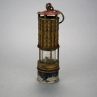 Antique Wolf Safety Lamp Of America Co  New York  Miners Lamp  19thc