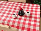 3 Pcs Miniature Coffee Carafe   Cups Set 1 12 Scale Dollhouse Morning Coffee Set
