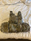 Lightweight Multicam Military-style Plate Carrier Vest W  9 Molle Pouches - New
