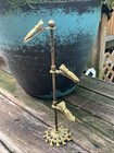 Vintage 3 Brass Hand Clip Stand Holder Mid Century Japan Victorian Glove Display