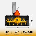 Mechmaxx 60  3 Point Pto Snow Blower 360   Snow Chute 25-65 Hp cat I   Ii  Tsb60