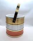 Vintage Mcm Shelton Ware 3 Tone Insulated Ice Bucket