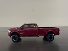 1 64 Custom Lifted Greenlight Ram 2500-burgundy With Black Wheels