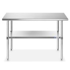 Open Box - Stainless Steel Commercial Kitchen Work Food Prep Table - 30  X 48 