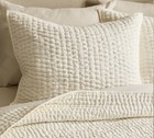 Nwot Quince European Linen Cotton Stitch King 2 Shams Ivory