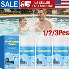 Pool Cleaning Tablets For Crystal Clear Water clears Cloudy Or Hazy Pool Water