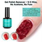 Gel Polish Remover  Gel Nail Polish Remover 2-5 Minute No Soaking Or Wrapping Co