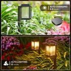 Outdoor Solar Pathway Lights solar Powered Garden Lights For Patio Walkway Decor