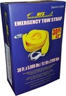 Hfs r  Father s Day 2  X 30 Ft Tow Strap Rope 2 Hooks 10000lb Towing Recovery
