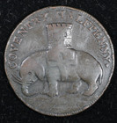 1792 Great Britain Warwickshire Coventry Half Penny Conder Token Lady Godiva