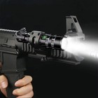 Rotatable Tactical Flashlight Rechargeable   Picatinny Rail Mount For Hunting