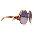 Christian Dior Vintage Orange Red Mod  2040 Oversize Sunglasses 130 Mm