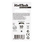 Icelltech Size 10 Pr70 Hearing Aid Batteries  60 Pack    Miracell Proear Sample