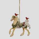 Trail Painted Ponies 2024 Cardinal Landing Spot Christmas Ornament 6015090 Nib