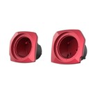 Advanblack Velocity Red Sunglo 6 5  Speaker Pods Fits 23 5up Harley Touring