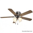 Hampton Bay Carriage House 52 In  Indoor Led Brushed Nickel Ceiling Fan