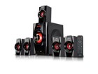 Befree Sound Bfs-410 5 1 Channel Surround Sound Bluetooth Speaker System  Red