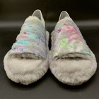 Ugg Fluff Yeah Slide Grey Tiger Flower Slingback Slipper Sandal Womens Us 7