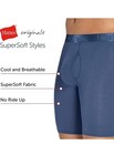 Men s Hanes Originals 3 Pack Tagless Supersoft Boxer Briefs Stretchy Lightweight