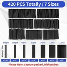 446 Pcs Heat Shrink Tubing Kit-4 1 Ratio Adhesive Lined Marine Grade Shrink