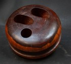 Antique Nautical Old Lignum Vitae Dead Eye From Sailing Ships Rigging Wooden