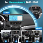 8 Core Android 15 4g 64g Car Stereo Radio For Honda Accord 2003-2007 With 12    