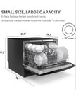 Comfee    Countertop Dishwasher  Energy Star Portable Dishwasher  6 Place Settings