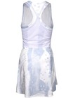 Nike Women   s Sz M Court Slam Dri-fit Printed Tennis Dress Light Blue Hm8646-121