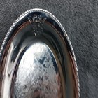 Vintage Mcm Krome Kraft Farber Bros New York Chrome Plated Oval Tray 12   